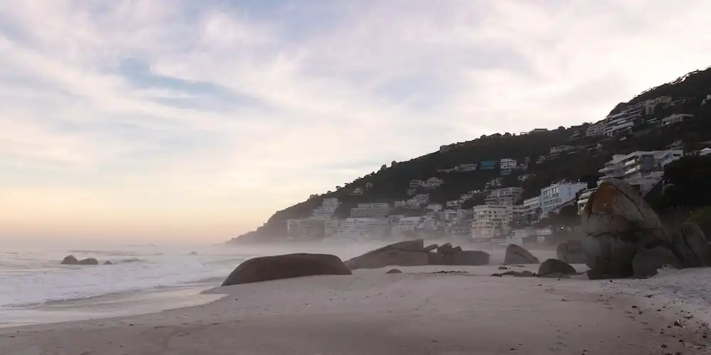 Photo of a coastline